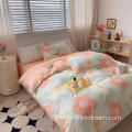 autumn fairy-tales bed sheet cover bedding pillowcase set